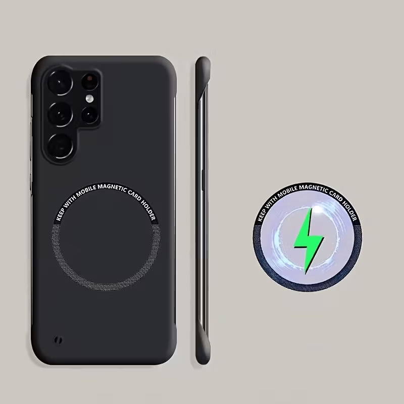 Magnetic Power Ring Card Holder Case