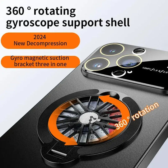 GyroSpin Pro Rotating Bracket Phone Case