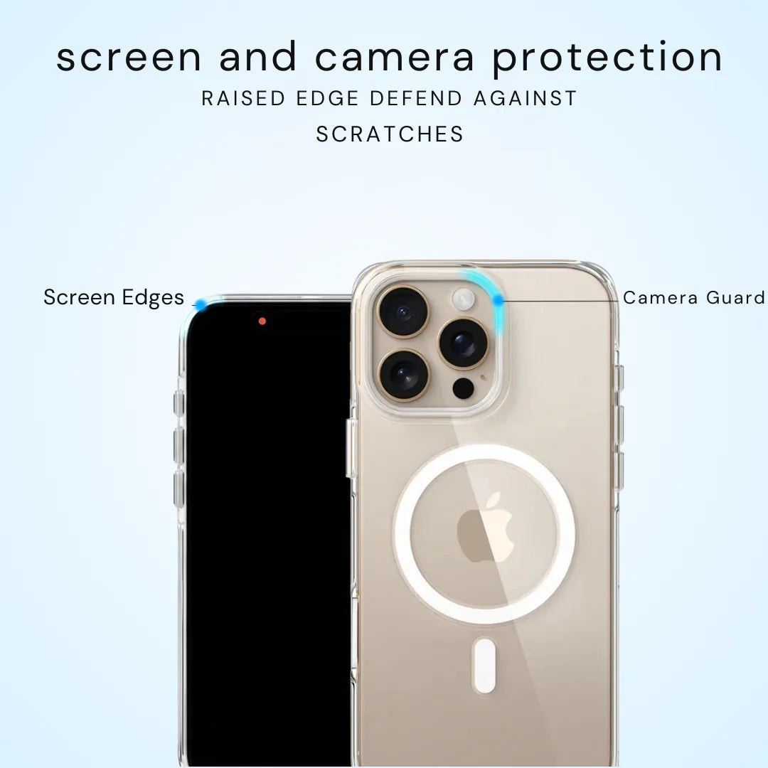 iPhone 14 Pro Max Anti Yellow Clear MagSafe Case