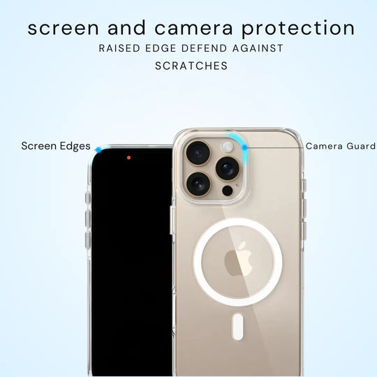 iPhone 14 Pro Max Anti Yellow Clear MagSafe Case