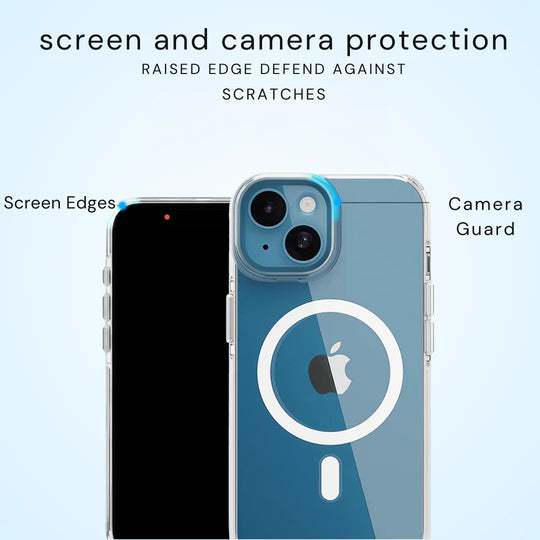 iPhone 14 Anti Yellow Clear MagSafe Case