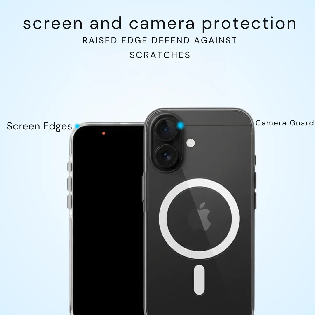 iPhone 16 Plus Anti Yellow Clear MagSafe Case