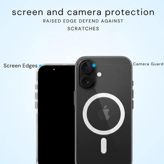 iPhone 16 Plus Anti Yellow Clear MagSafe Case