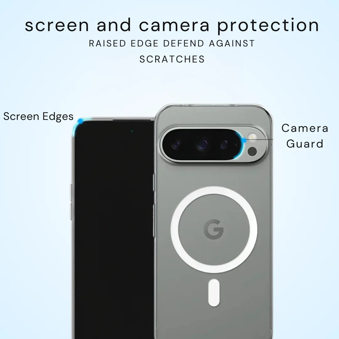 Crystal Clear Anti-Yellow MagSafe Case for Google Pixel 9