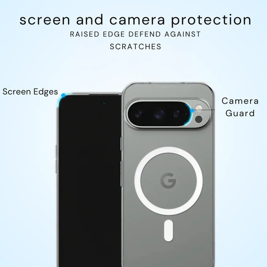 Crystal Clear Anti-Yellow MagSafe Case for Google Pixel 9