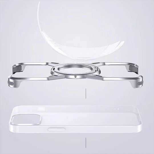 Titenium X Shape Magsafe iPhone cover with Camera Protection - iPhone 15 Pro Max.