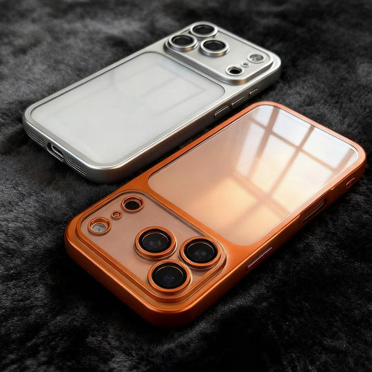 Luxury Matte Electroplated Transparent Phone Case