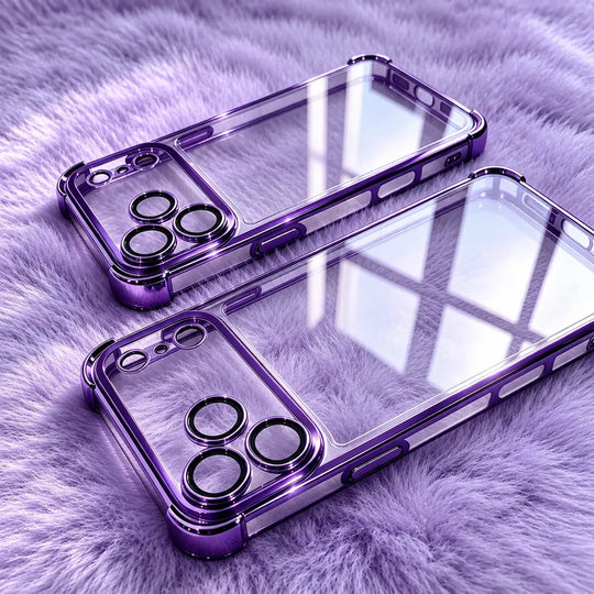 Luxurious Coated Transparent Case