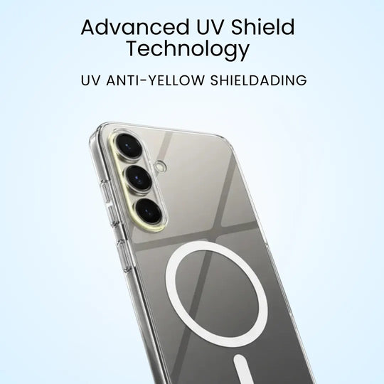 Anti Yellow Magsafe Clear Case Samsung S25