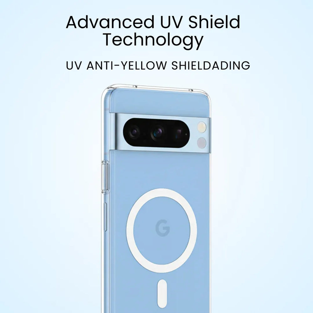 Crystal Clear Anti-Yellow MagSafe Case for Google Pixel 8 Pro