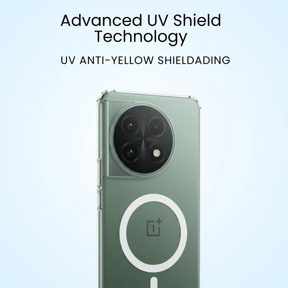 Clear Anti-Yellow MagSafe Case – OnePlus 11
