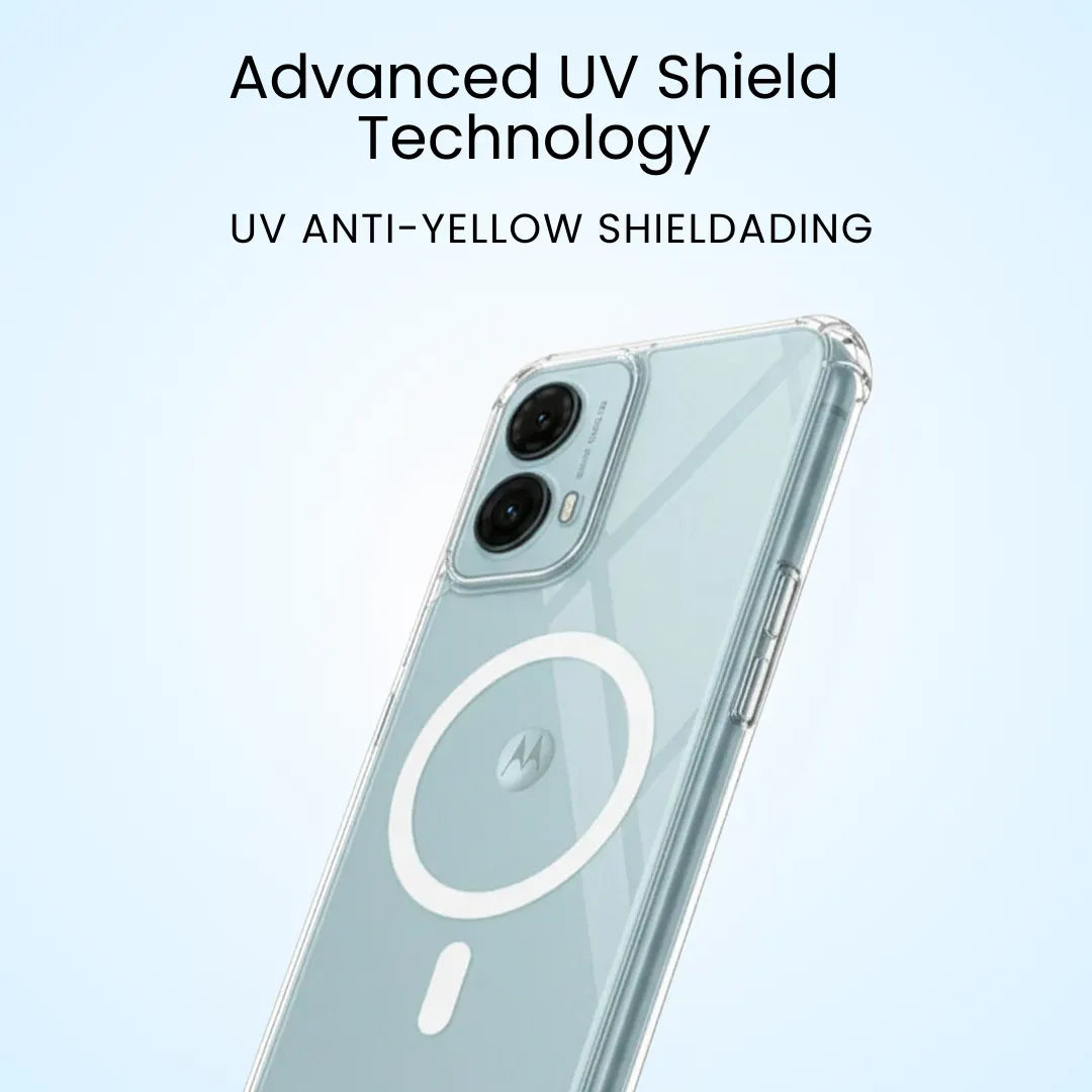 Clear Anti-Yellow MagSafe Case – Motorola G35