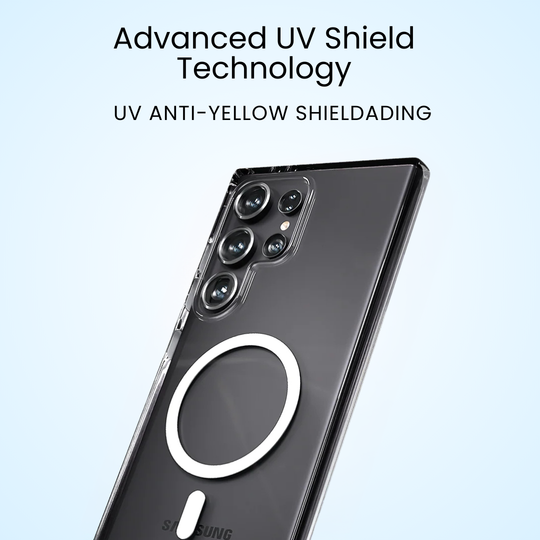 Anti Yellow Magsafe Clear Case Samsung S22 Ultra