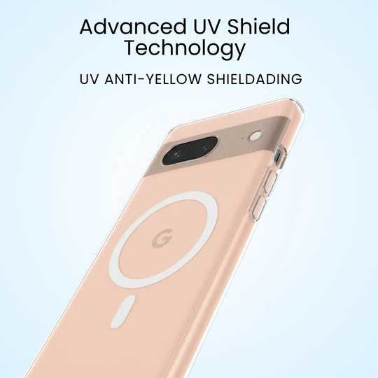 Crystal Clear Anti-Yellow MagSafe Case for Google Pixel 8