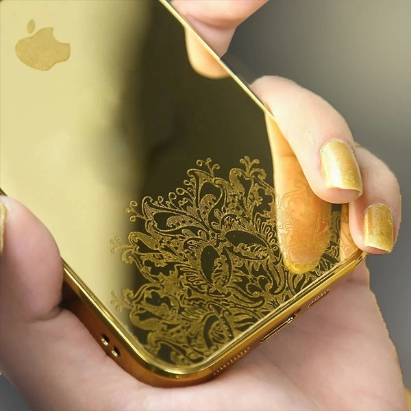 Premium Gold Luxury Logo Case - iPhone