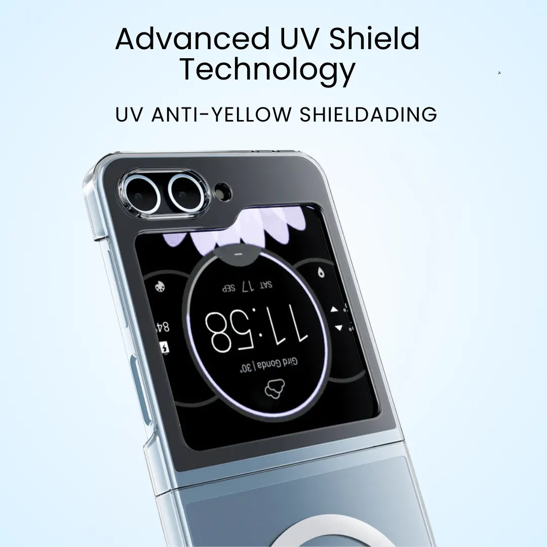 Anti-Yellow Transparent MagSafe Cover – Galaxy Z Flip6