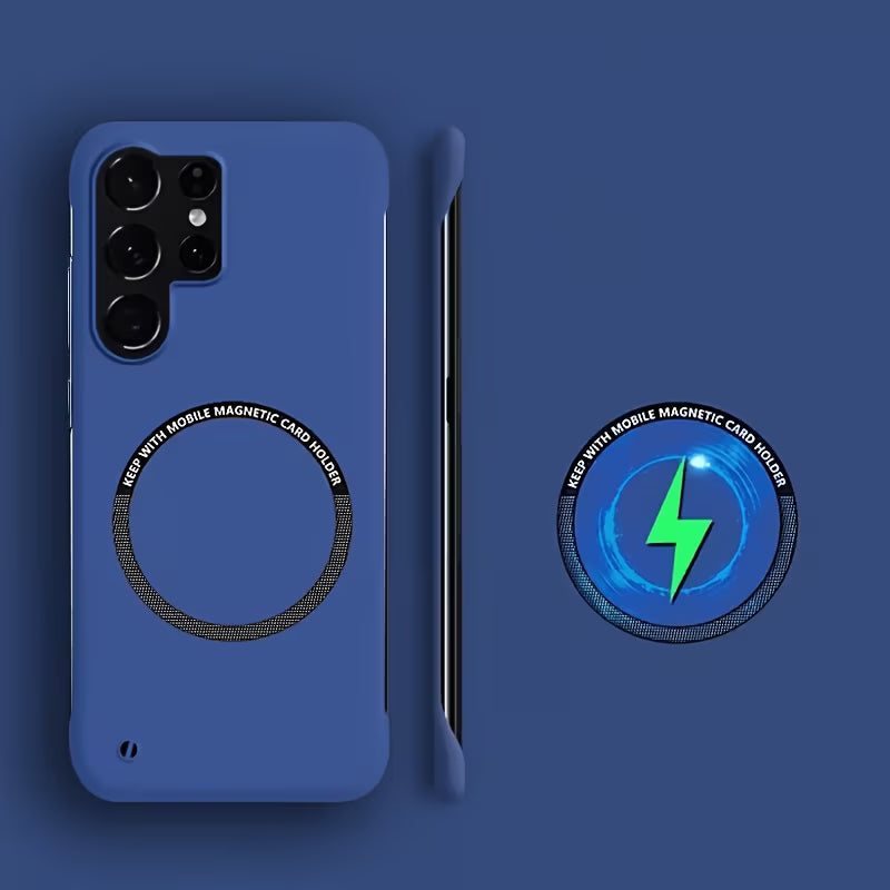 Magnetic Power Ring Card Holder Case