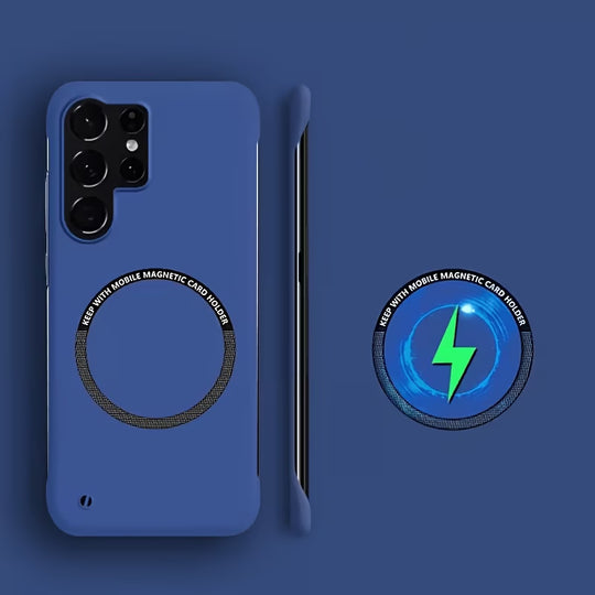 Magnetic Power Ring Card Holder Case