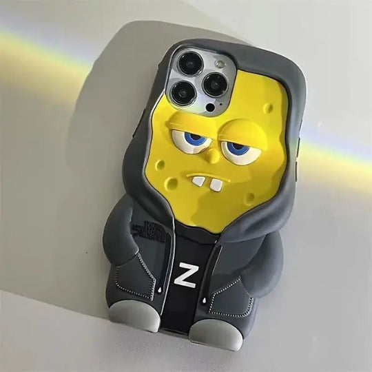 SpongeBob Patrick 3D Anime iPhone Case