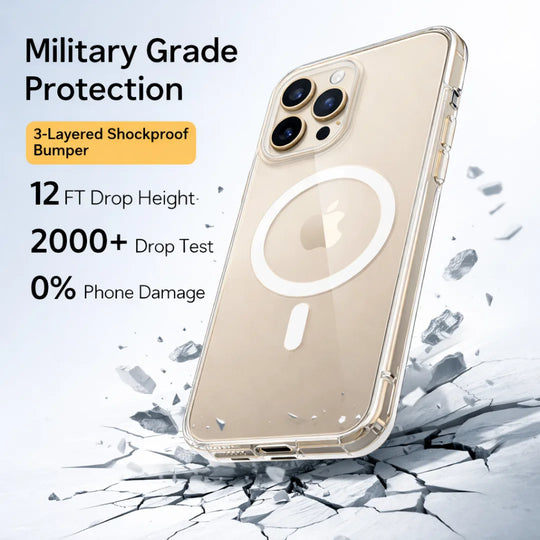 iPhone 16 Pro Anti Yellow Clear MagSafe Case