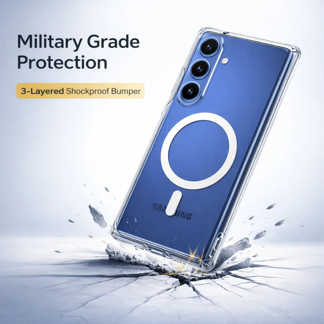 Anti Yellow Magsafe Clear Case Samsung S23