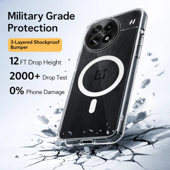 Clear Anti-Yellow MagSafe Case – OnePlus 13