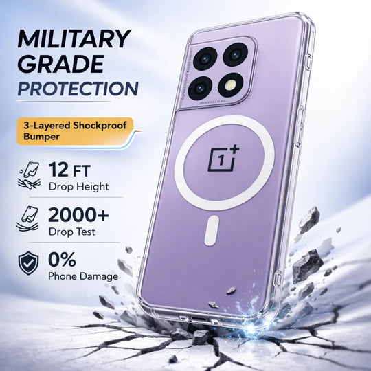 Clear Anti-Yellow MagSafe Case – OnePlus 10Pro