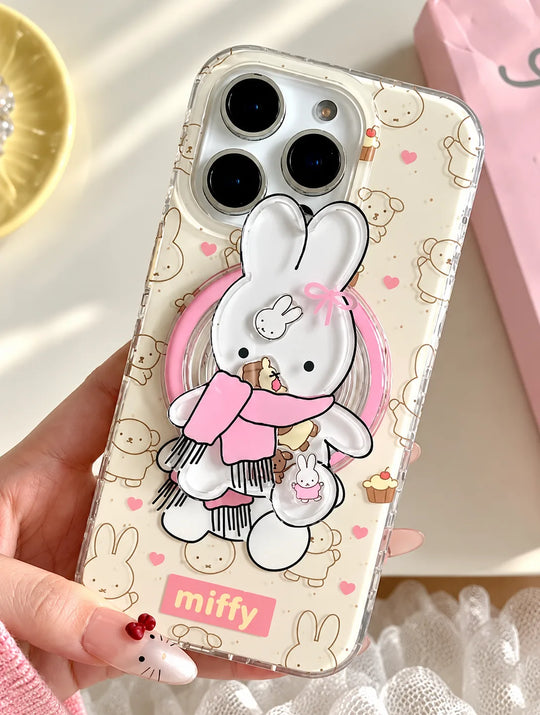 Cute Bunny Grip Phone Case