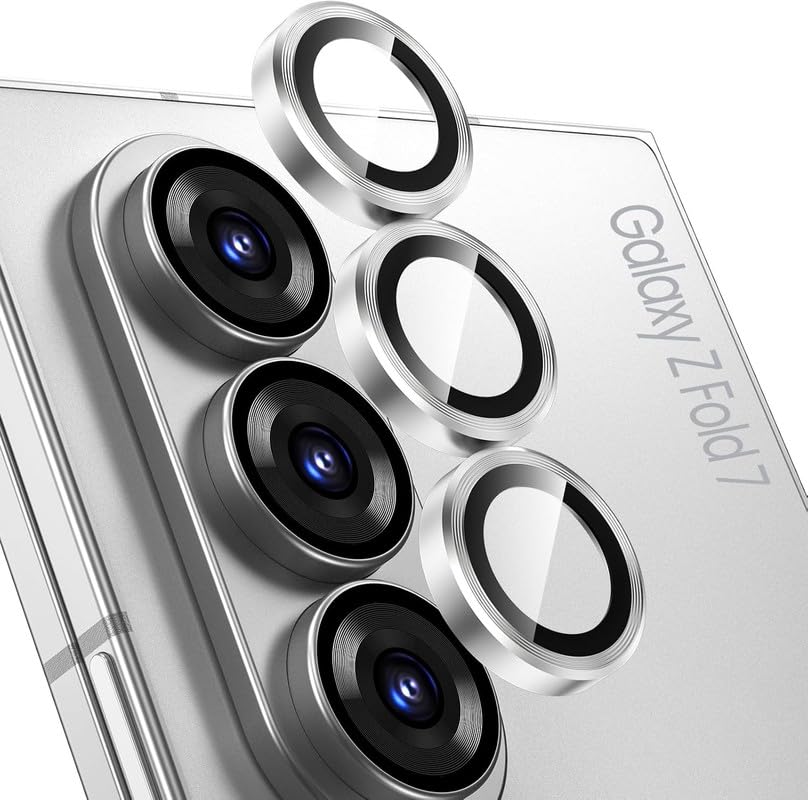 HD Tempered Glass Screen with Camera Lens Guard Fold 7
