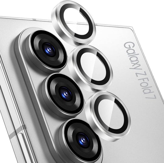 HD Tempered Glass Screen with Camera Lens Guard Fold 7