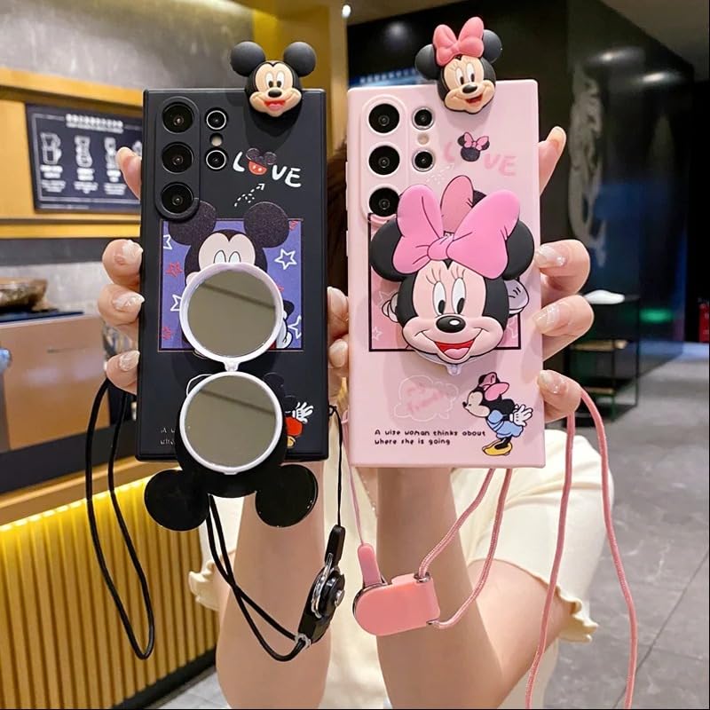 Disney Mickey Mouse Mirror Bracket Phone Case.