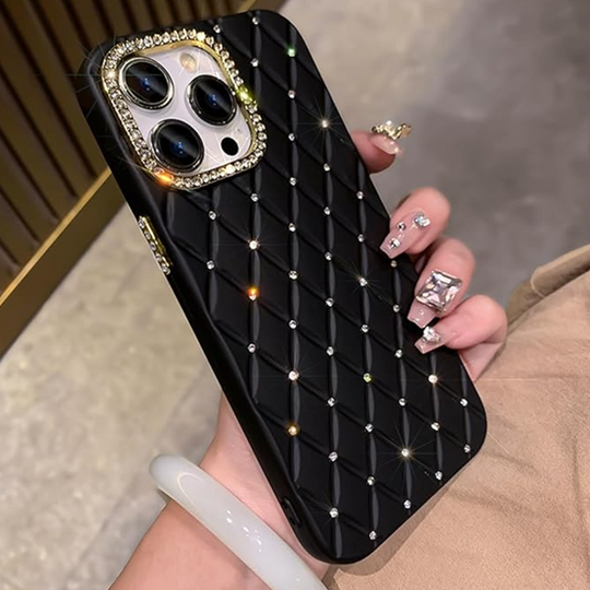 Diamond Cut Rhinestone Back Case.