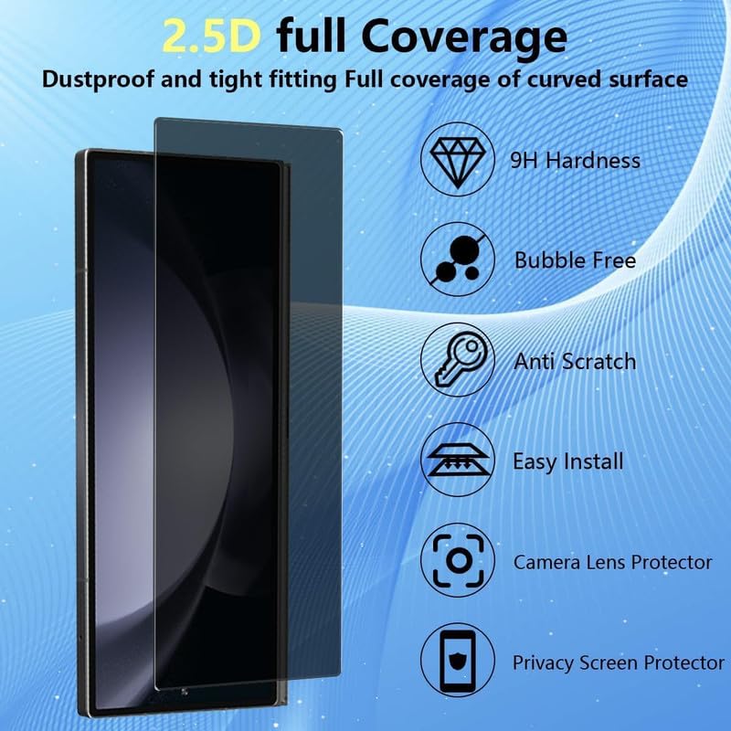 SAMSUNG GALAXY Z FOLD7 Tempered Glass.