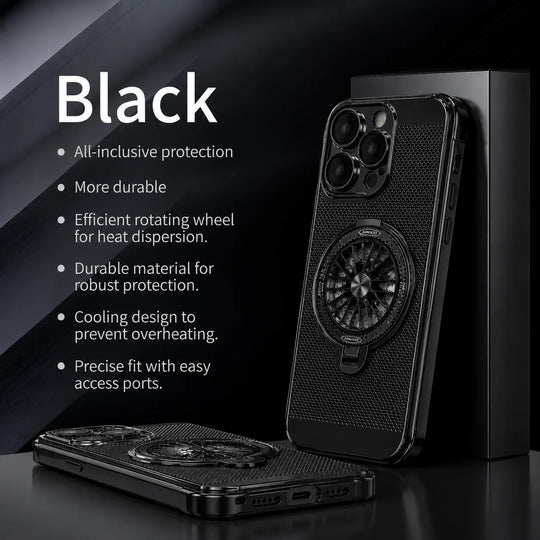 360° Rotating Wheel Stand Case for iPhone