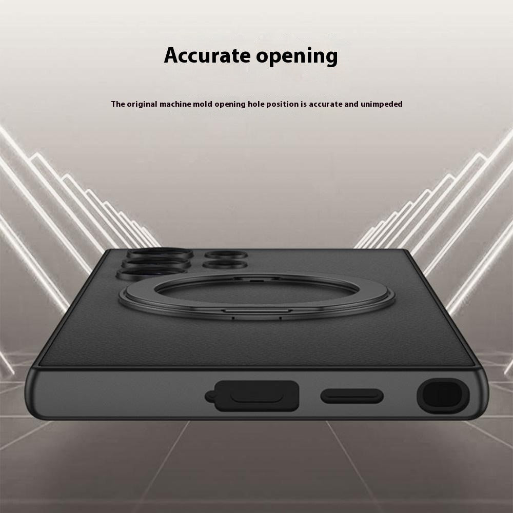 Premium Rotatable 360° Alloy Bracket Magnetic Charging Case.