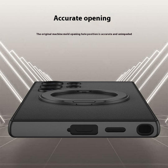 Premium Rotatable 360° Alloy Bracket Magnetic Charging Case.