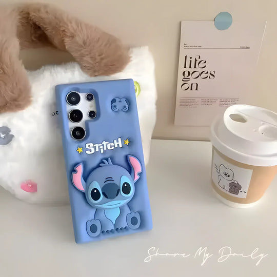 Whimsical Alien Stitch Cartoon Case - Samsung