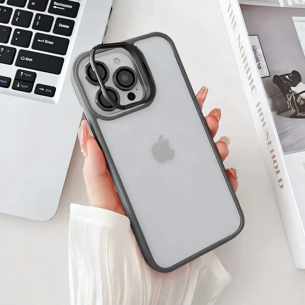 Premium Flip Bracket Case for Ultimate Lens Protection – iPhone