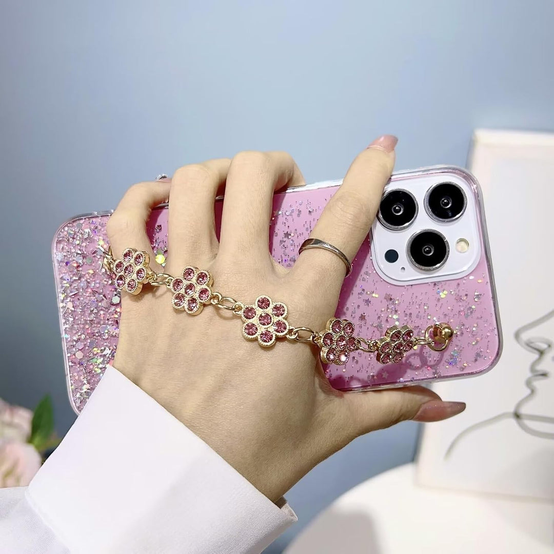 Protective glitter iPhone case durable