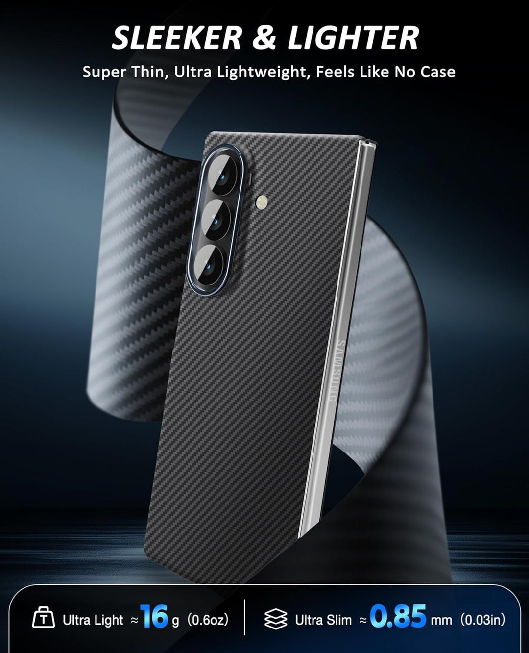 Carbon Fiber Case for Samsung Galaxy Z Fold7.
