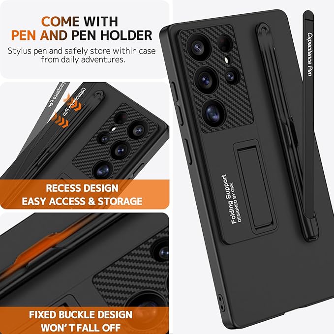Folding Support With Metal Capacitance Pen