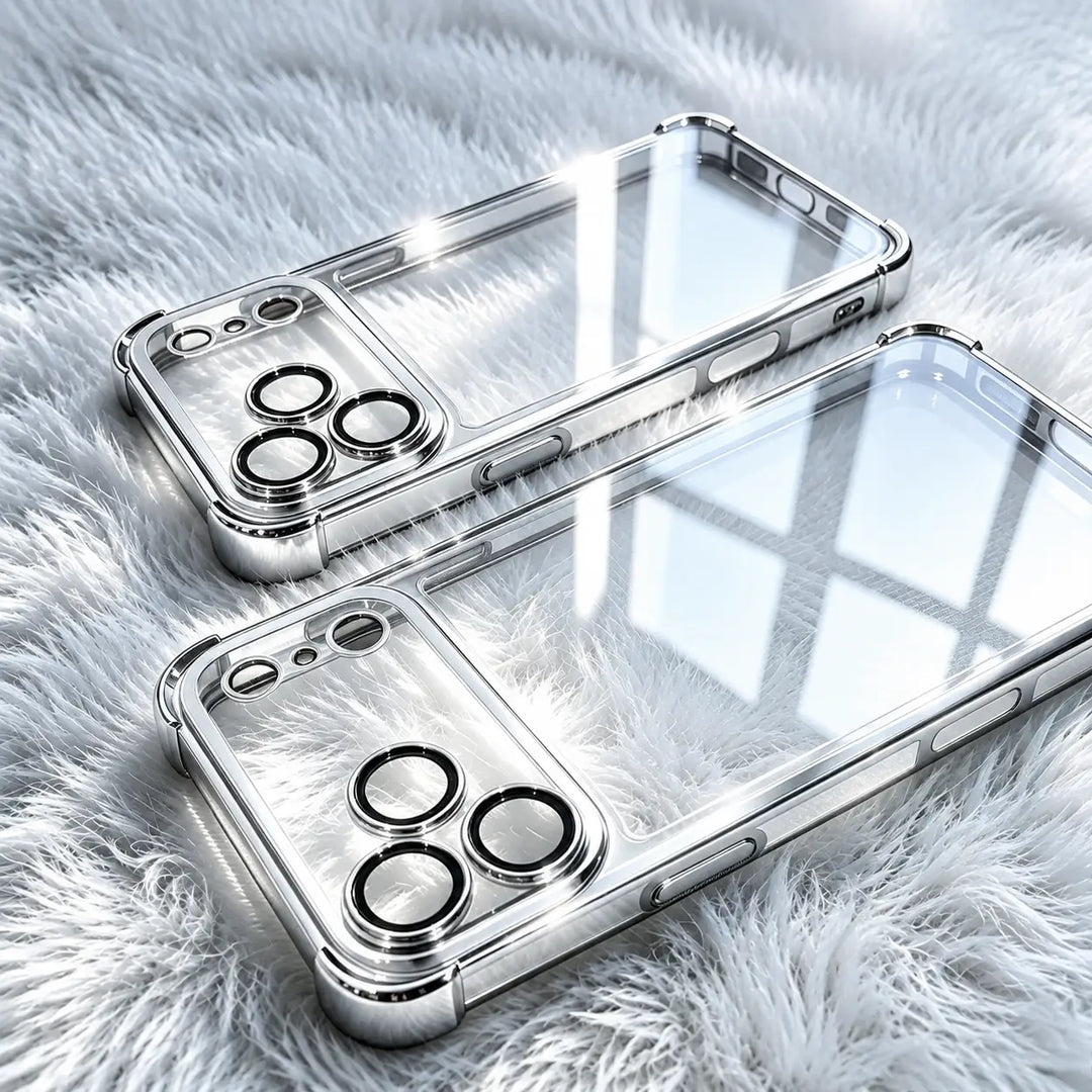 Luxurious Coated Transparent Case