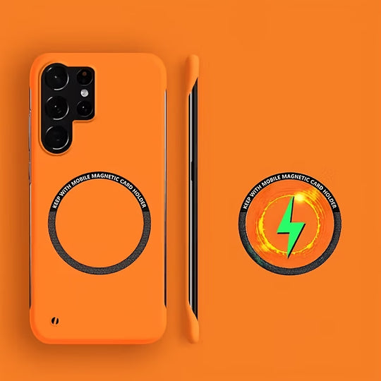 Magnetic Power Ring Card Holder Case