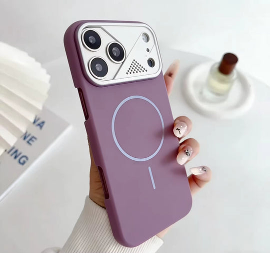 AeroShield MagSafe Matte Case -purple