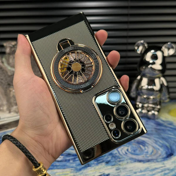 Scorpio wheel Rotating Stand Case for Samsung.