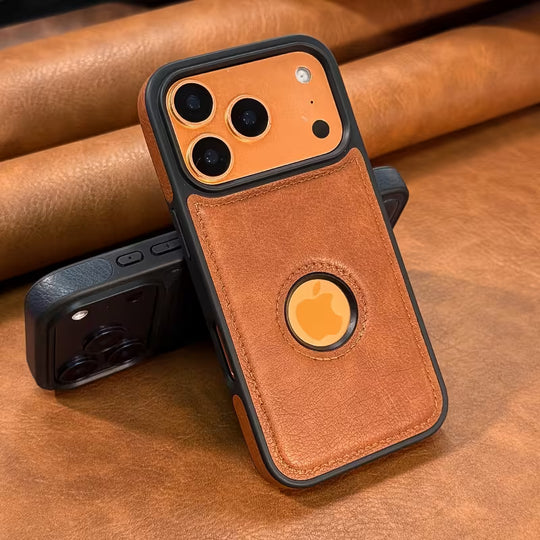 Blue leather finish iPhone 17 Air back cover