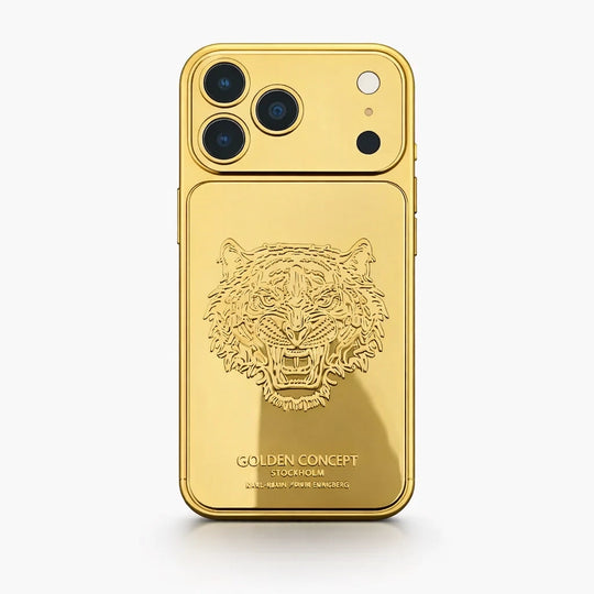 Golden Tiger Luxury Back Cover