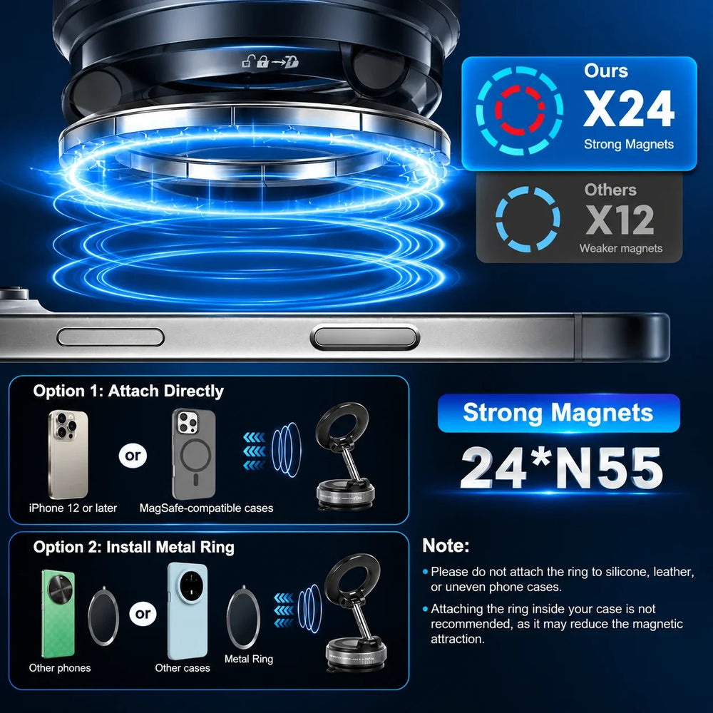 Premium MagPro 360° Magnetic Phone Holder