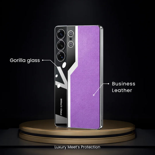 Electroplated Business Leather Case