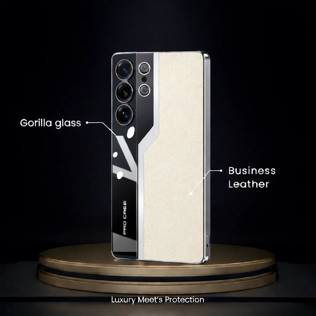 Electroplated Business Leather Case